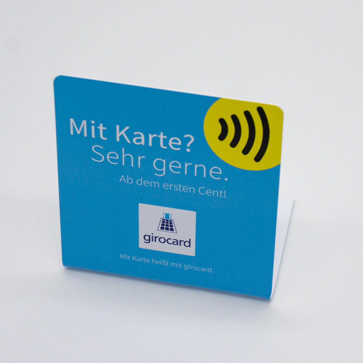 girocard Kassenaufsteller