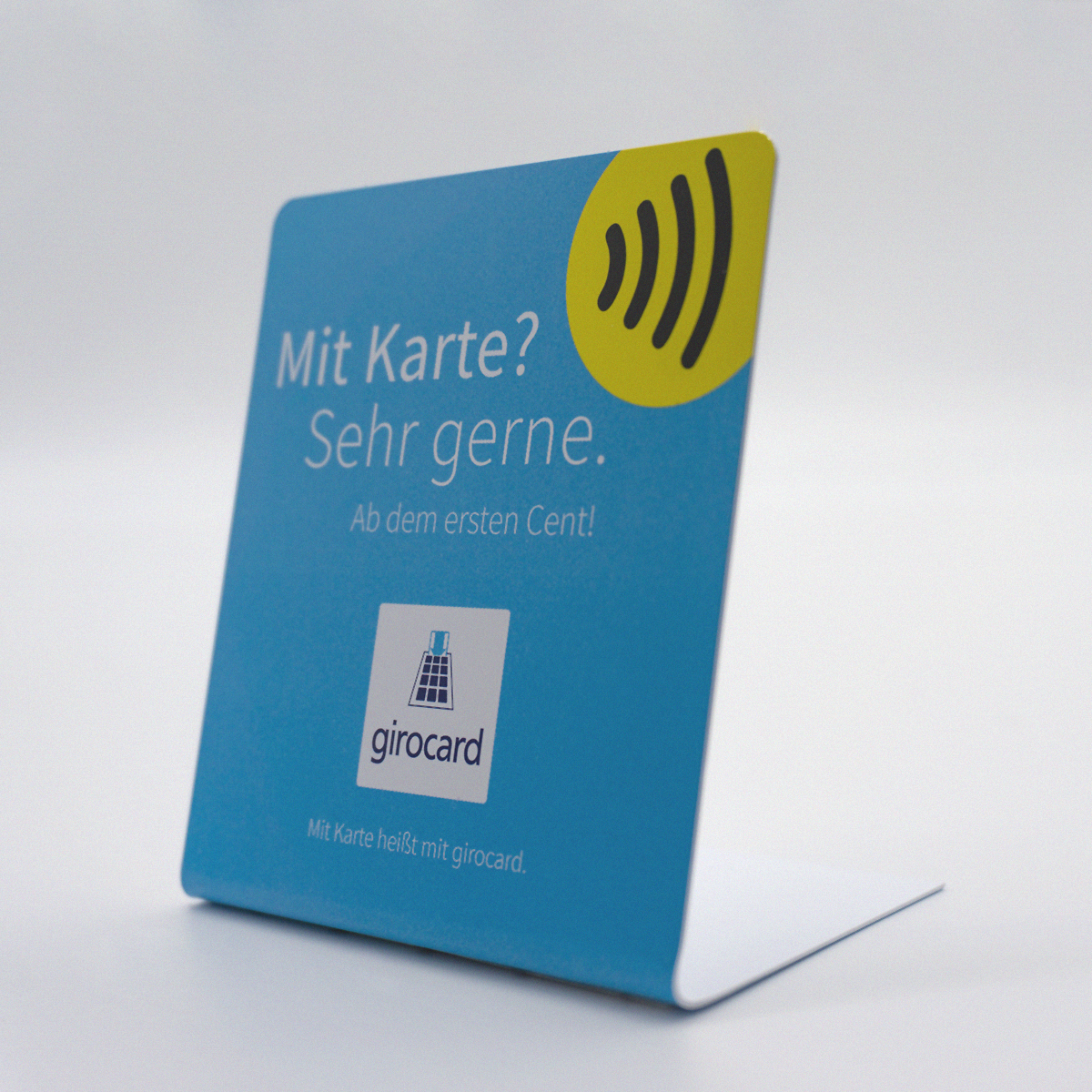 girocard Kassenaufsteller