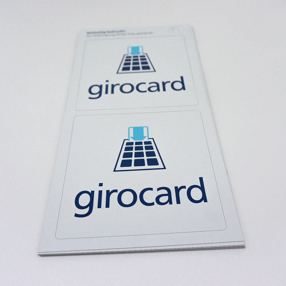 girocard Stickerbogen groß