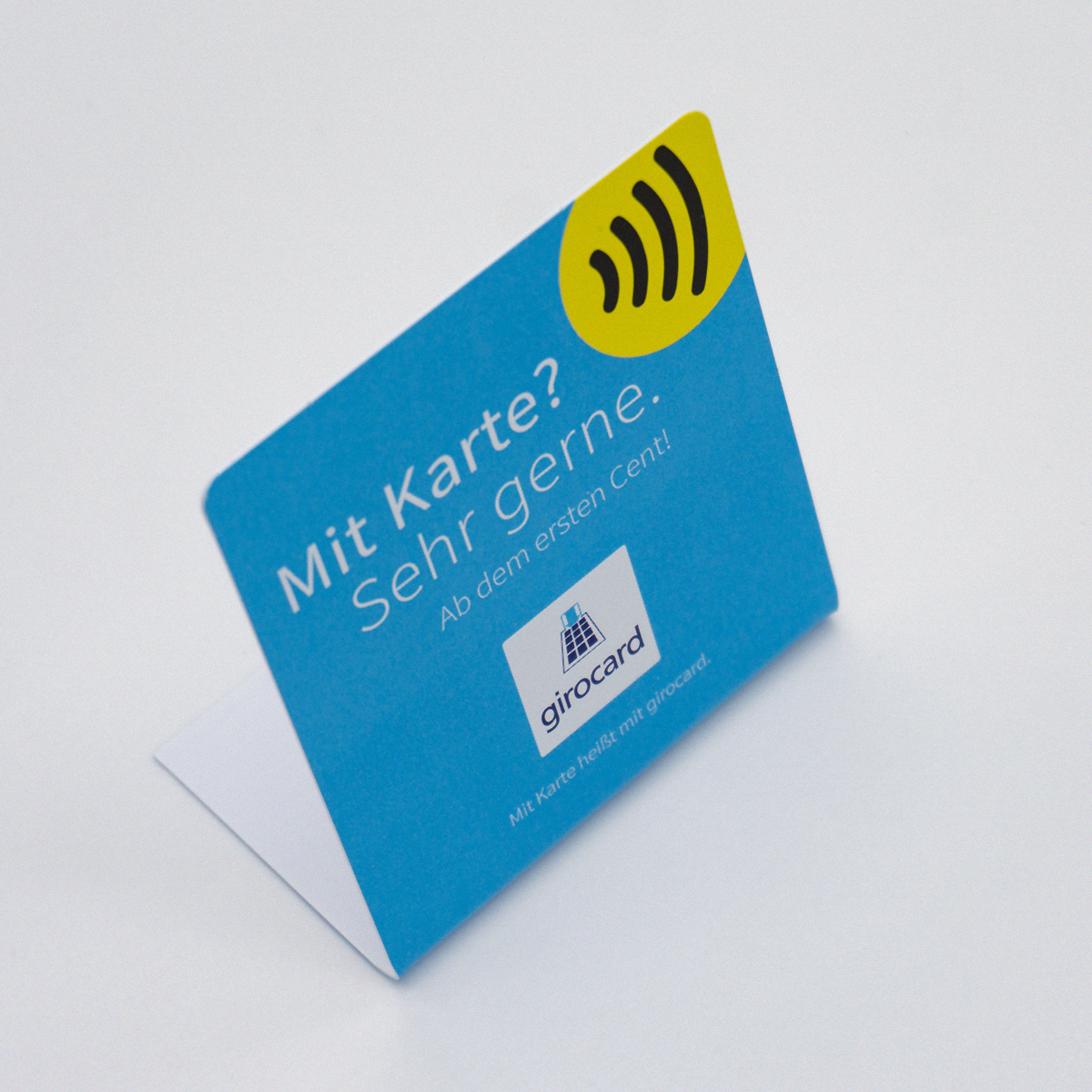 girocard Kassenaufsteller